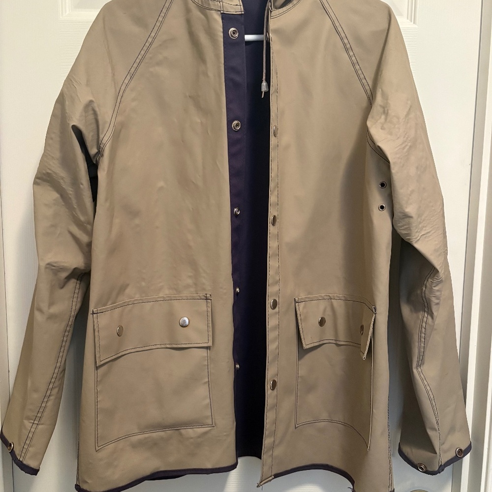 Vintage reversible raincoat, men’s size medium